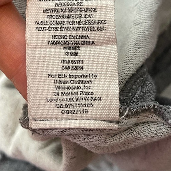 Free People We The Free Gray Cowl Neck Long Flight Pullover Top Size Small - Picture 8 of 9